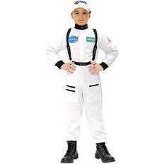 Widmann Hvit Astronaut Barnekostyme