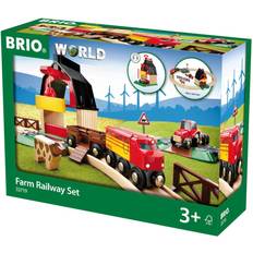 Tre Lekekjøretøy BRIO Farm Railway Set 33719