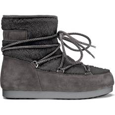 Moon Boot Far Side Low Shearling Boots W - Anthracite