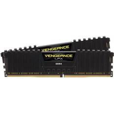 Ddr4 ram 32gb RAM minne Corsair Vengeance LPX Black DDR4 3200MHz 2x32GB (CMK64GX4M2E3200C16)