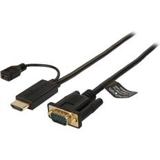 HDMI Cables StarTech HDMI-VGA/USB Micro B M-F 3ft