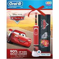 Røde Elektriske tannbørster & Tannspylere Oral-B Cars + Travel Case