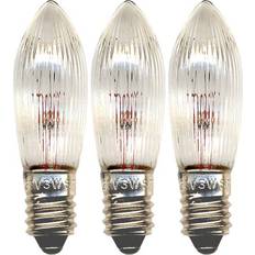 E10 Glühbirnen Star Trading 304-55 Incandescent Lamps 3W E10 3-pack