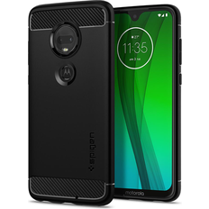 Motorola Moto G7 Plus Mobile Phone Cases Spigen Rugged Armor Case (Moto G7 Plus/ G7)
