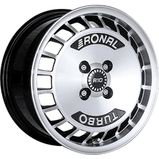 15" Autofelgen Ronal R10 Black Polished 7x15 4/100 ET37 CH68