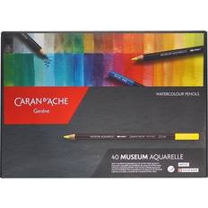 Set of Maxi Graphite, Colour Treasure pencils with case - Caran d'Ache -  HB, 5 pcs.