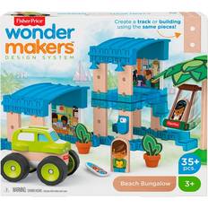 Fisher Price Bauspielzeuge Fisher Price Wonder Makers Beach Bungalow