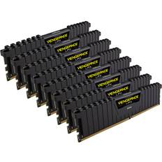 256 GB - DDR4 RAM minne Corsair Vengeance LPX Black DDR4 3200MHz 8x32GB (CMK256GX4M8E3200C16)