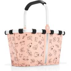 Beige Körbe Reisenthel Carrybag XS - Cats and Dogs Rose