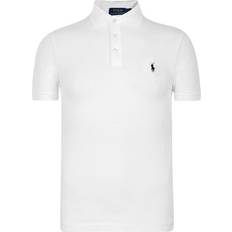 Herren Poloshirts Polo Ralph Lauren Slim Fit Stretch Mesh Polo Shirt - White