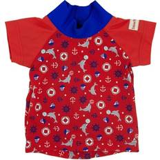 Babyer UV-gensere ImseVimse Swim & Sun T-shirt - Red Marine