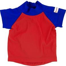 Korte ermer UV-gensere ImseVimse Swim & Sun T-shirt - Red/Blue
