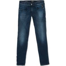 Replay Men Pants & Shorts Replay Anbass Hyperflex Re-Used Jeans - Dark Blue