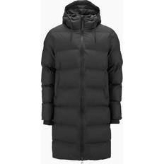 Rains long jacket Klær Rains Long Puffer Jacket Unisex - Black