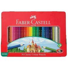 Faber castell 36 Faber-Castell Colour Pencils Hexagonal Tin of 36