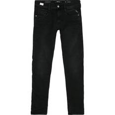 Replay Men Pants & Shorts Replay Slim Fit Anbass Hyperflex Clouds Jeans - Black