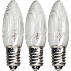 E10 Glühbirnen Star Trading 306-55 Incandescent Lamps 3W E10 3-pack