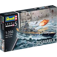 Modellsett Revell Battleship Bismarck 1:350