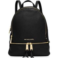 Michael Kors Vesker på salg Michael Kors Rhea Medium Backpack - Black