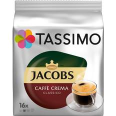 Tassimo Kaffeekapseln Tassimo Jacobs Caffé Crema Classico 16Stk. 1Pack