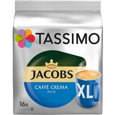 Kaffeekapseln Tassimo Jacobs Caffè Crema Mild XL 89.6g 16Stk. 1Pack