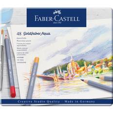 Watercolor Pencils Faber-Castell Goldfaber Aqua Watercolour Pencil Tin of 48