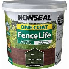 Ronseal One Coat Fence Life Holzfarbe Forest Green 5L