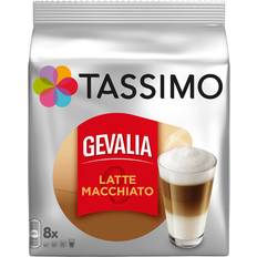 Kaffekapsler Tassimo Gevalia Latte Macchiato 8st