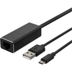 Chromecast Deltaco ChromeCast RJ45 - USB A/USB Micro B F-M 1m