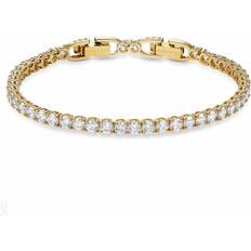 Swarovski Tennis Deluxe Bracelet - Gold/Transparent • Price »
