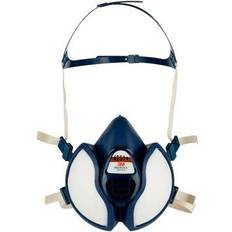 Blau Gesichtsmasken & Atemschutz 3M Maintenance Free Half Mask FFA1P2 R D Filters 4251+