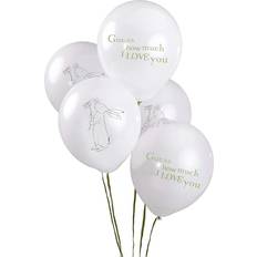 Latex Ballon Guess How Much I Love You White 8-pack