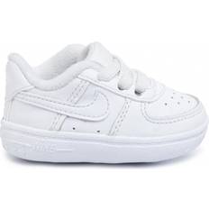 Lær-å-gå-sko Nike Force 1 Crib TD - White
