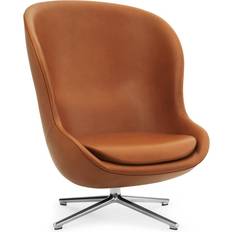 Normann Copenhagen Hyg High Leather Lounge Chair 42.3"