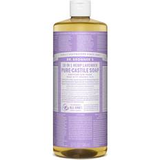 Bottle Skin Cleansing Dr. Bronners Pure-Castile Liquid Soap Lavender 32fl oz