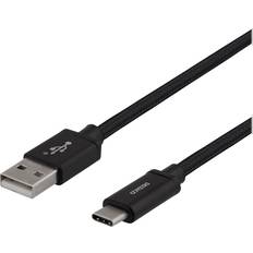 Deltaco 3A USB A-USB C 2.0 2m
