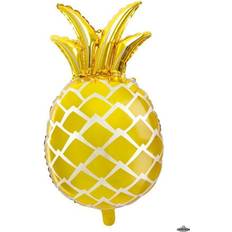 PartyDeco Foil Ballon Pineapple Gold