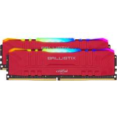 Crucial Ballistix Red RGB LED DDR4 3600MHz 2x16GB (BL2K16G36C16U4RL)