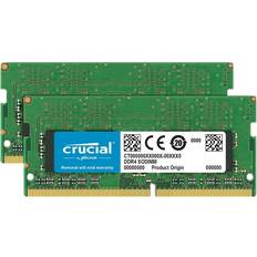 32 GB - SO-DIMM DDR4 RAM-Speicher Crucial SO-DIMM DDR4 2666MHz 2x16GB (CT2K16G4S266M)