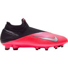 Mens football boots Nike Phantom Vision 2 Elite Dynamic Fit FG M - Laser Crimson/Black/Metallic Silver