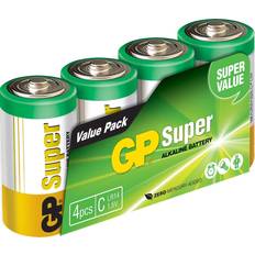 GP Batteries C (LR14) Batterien & Akkus GP Batteries C Super Alkaline 4-pack