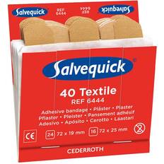 Førstehjelp Cederroth Salvequick Textile 40-pack Refill