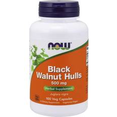Now Foods Black Walnut Hulls 100 pcs