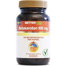 A-vitaminer Kosttilskudd Better You Beta-Carotene 100mg 50 st