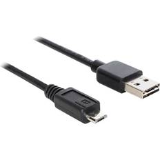 DeLock Easy-USB USB A - USB Micro-B (reversible) 2.0 2m