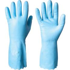 Blå Engangshansker GranberG Eural Chemical Resistant Vinyl Gloves 12-pack