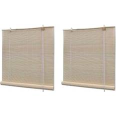 Bamboo Curtains & Accessories vidaXL 278742 2-pack 120x160cm