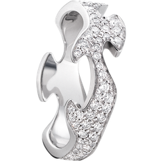 Georg Jensen Fusion Center Ring - White Gold/Diamonds