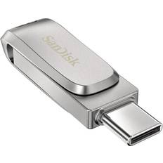 512 GB Minnepenner SanDisk USB 3.1 Ultra Dual Drive Luxe Type-C 512GB