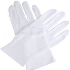 Hvite Bomullshansker B. Hofmann Cotton Gloves